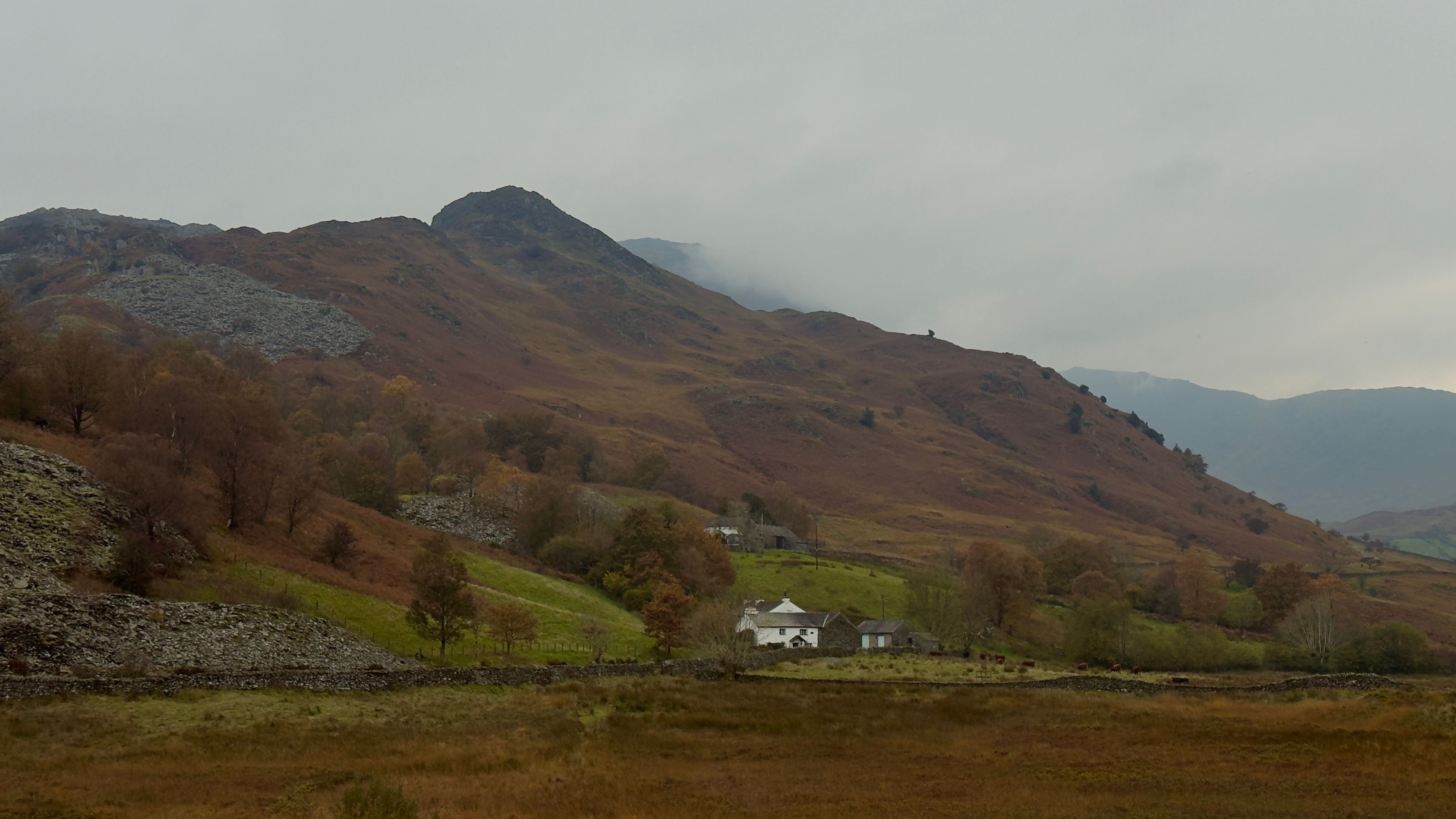 British countryside and mountain landscapes
