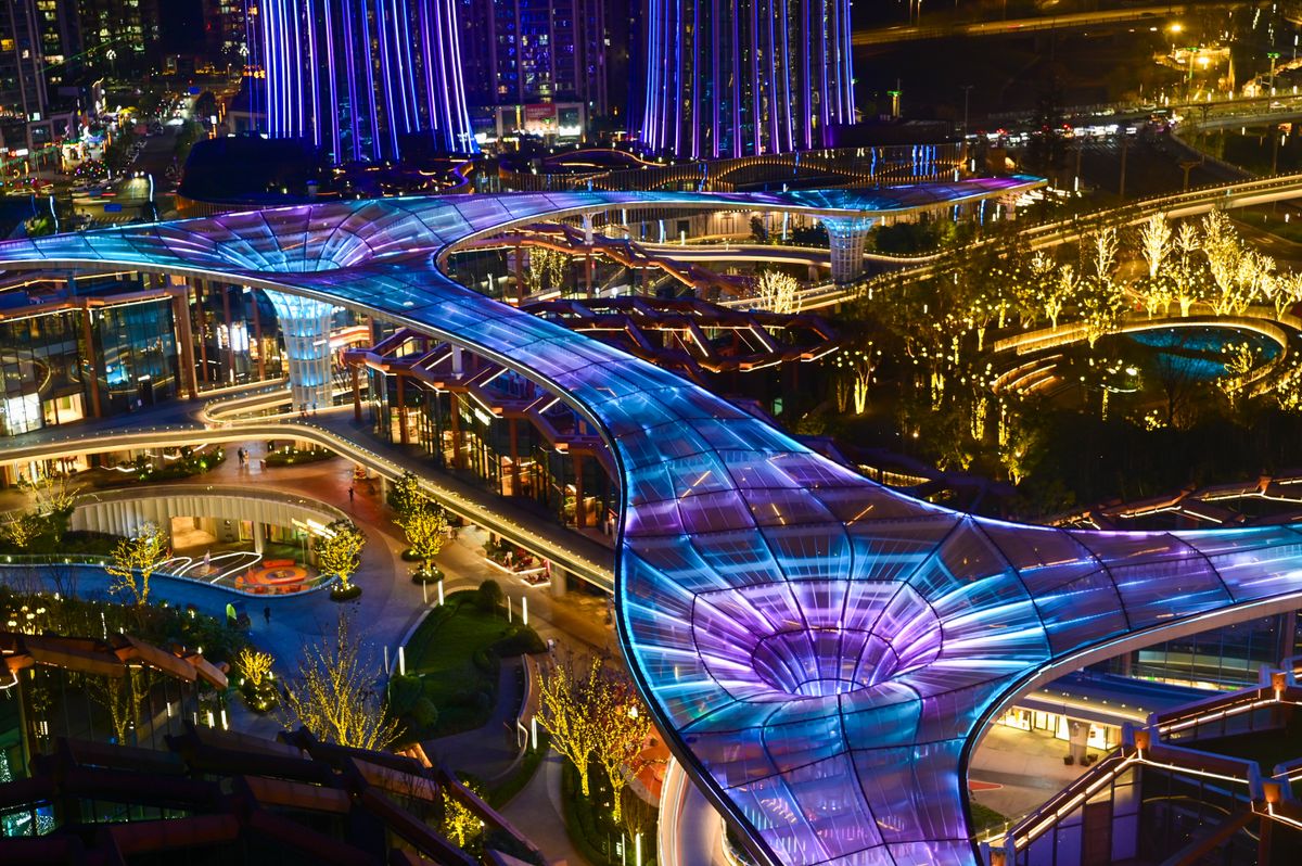 Futuristic city technology - đô thị thông minh tương lai