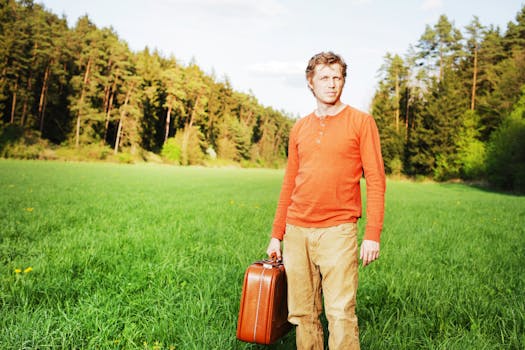 Free stock photo of landscape, man, person, field