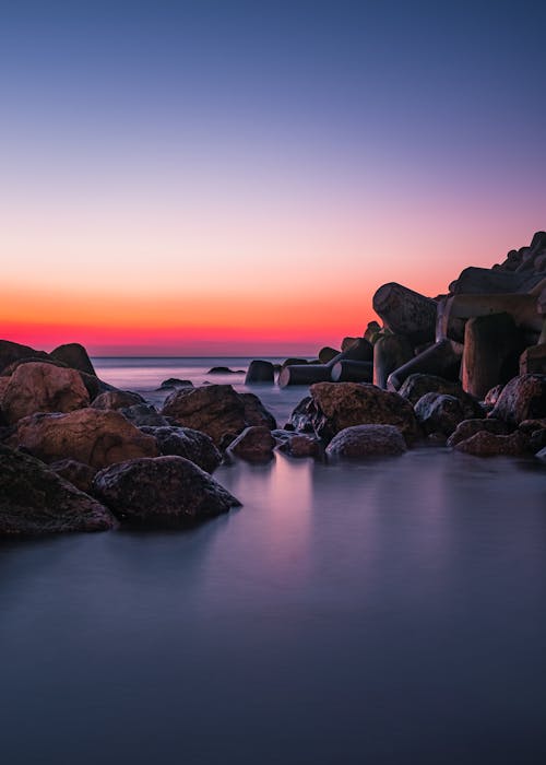 Δωρεάν στοκ φωτογραφιών με 4k ταπετσαρία, rock, ακτή