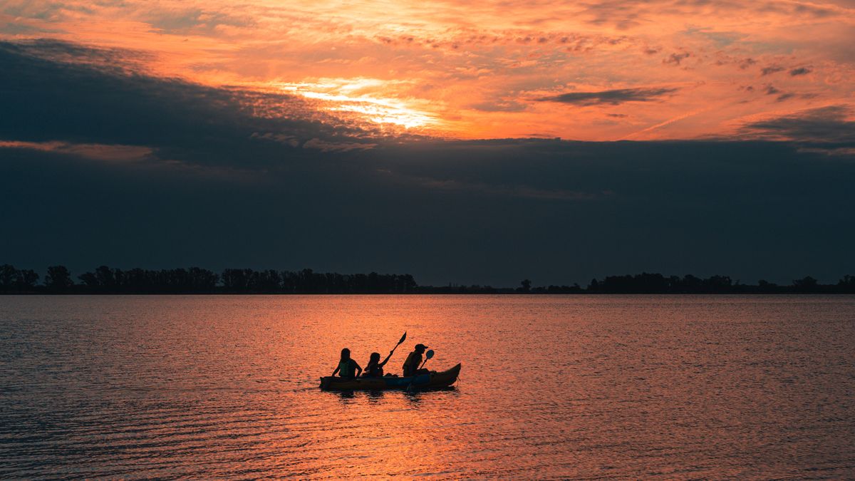 Méditation en mouvement pendant le kayak