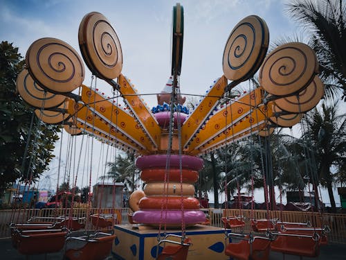 Free stock photo of amusement park, childhood, colorful Stock Photo