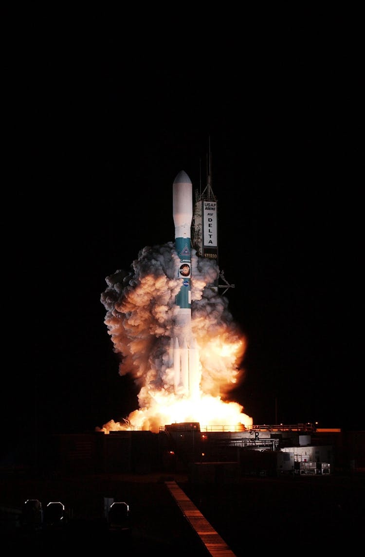 Photography Of Space Shuttle About To Take Off