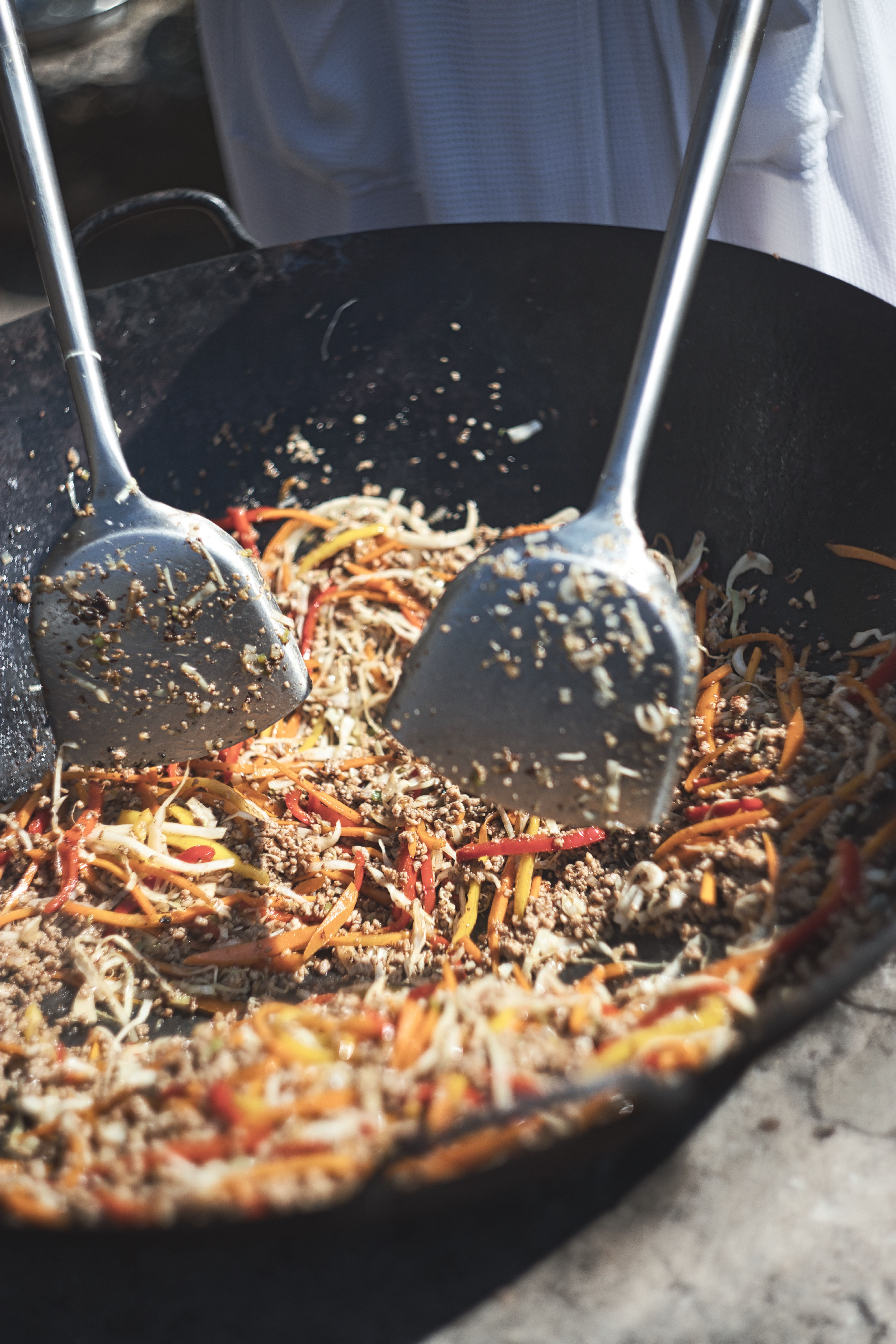 Cabbage Stir-Fry With Noodles