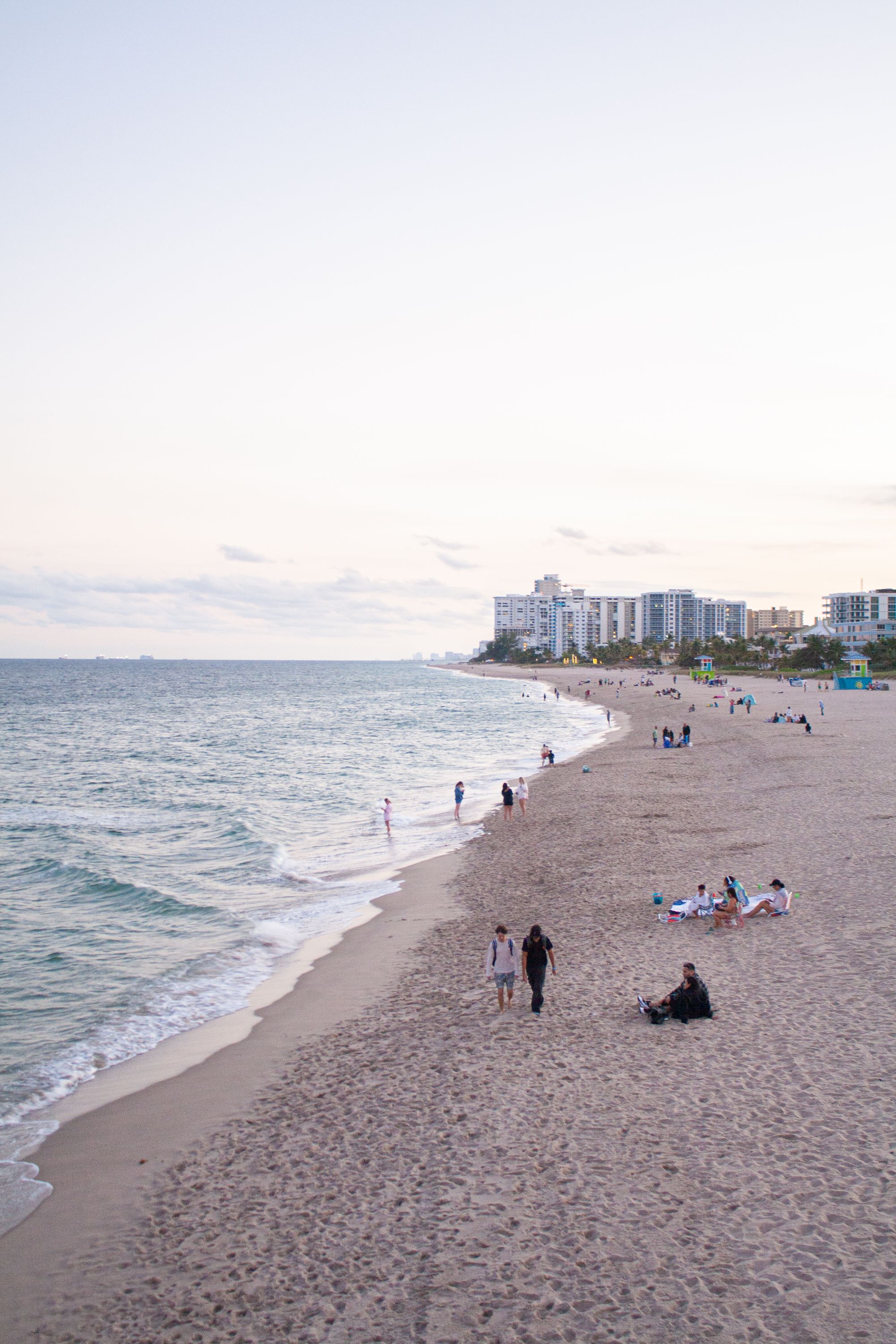 Evening on the South Florida shoreline