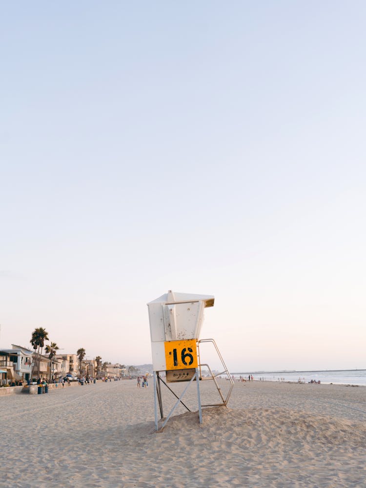 Lifeguard Station At Beach