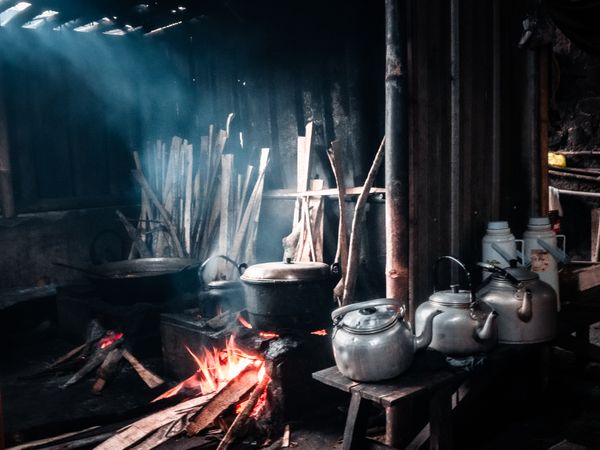 Rustic Woodfire Kitchen jigsaw puzzle