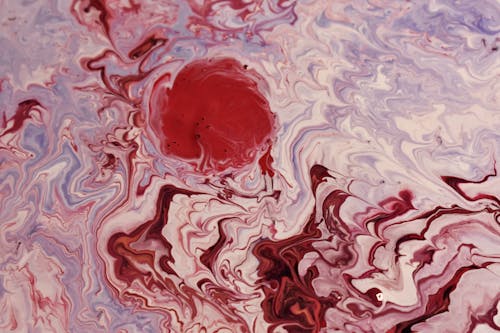 Photo of Red Abstract Painting