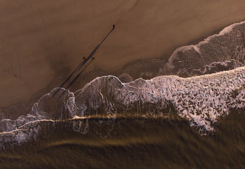 Gratis arkivbilde med bølger, dagslys, drone Arkivbilde
