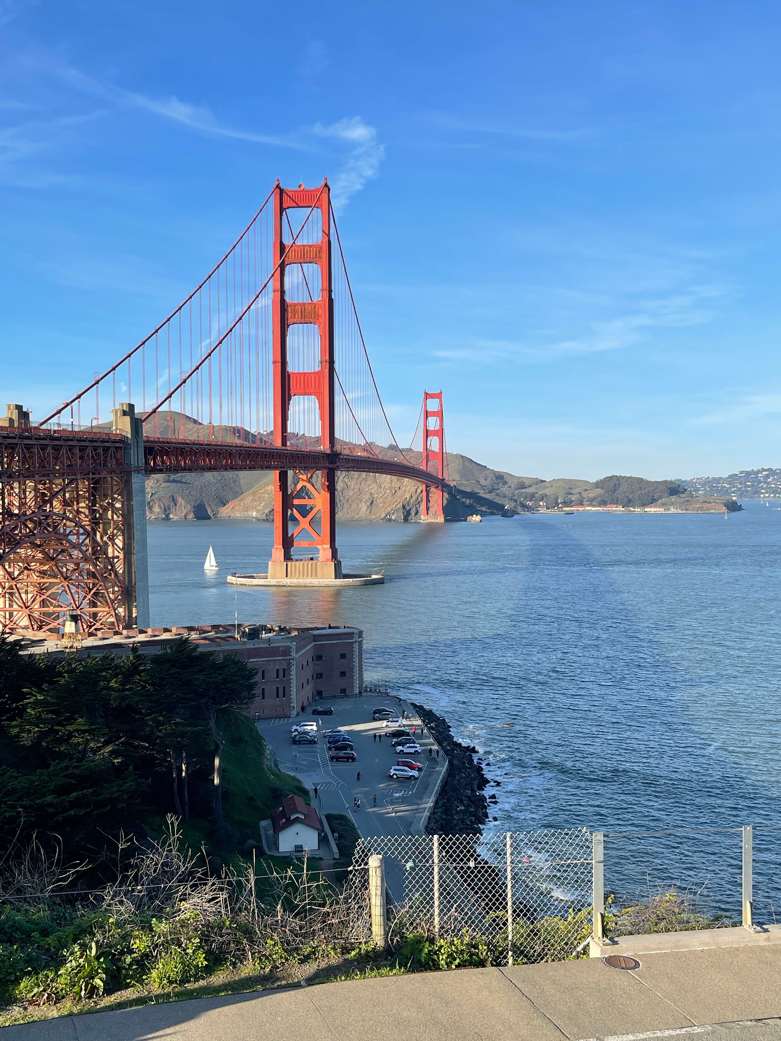 Golden Gate Bridge view on a sunny day · Free Stock Photo