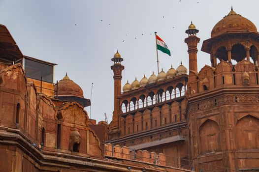 Old Delhi rickshaw through Chandni Chowk — Delhi