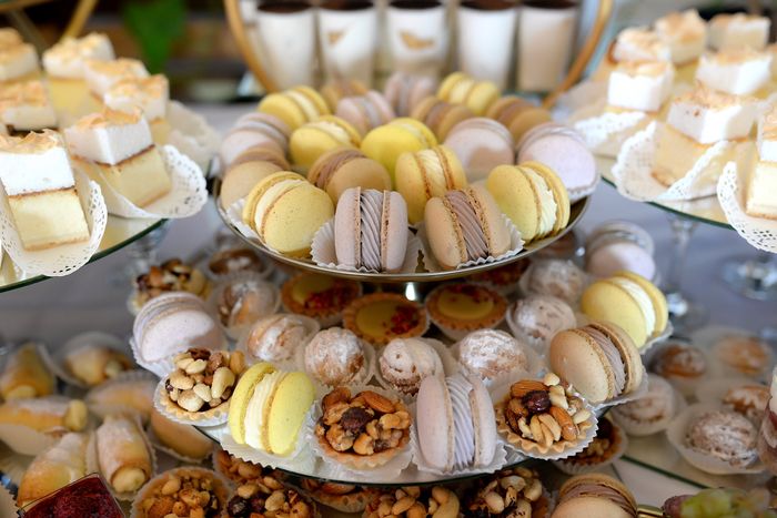 Macarons and pastries