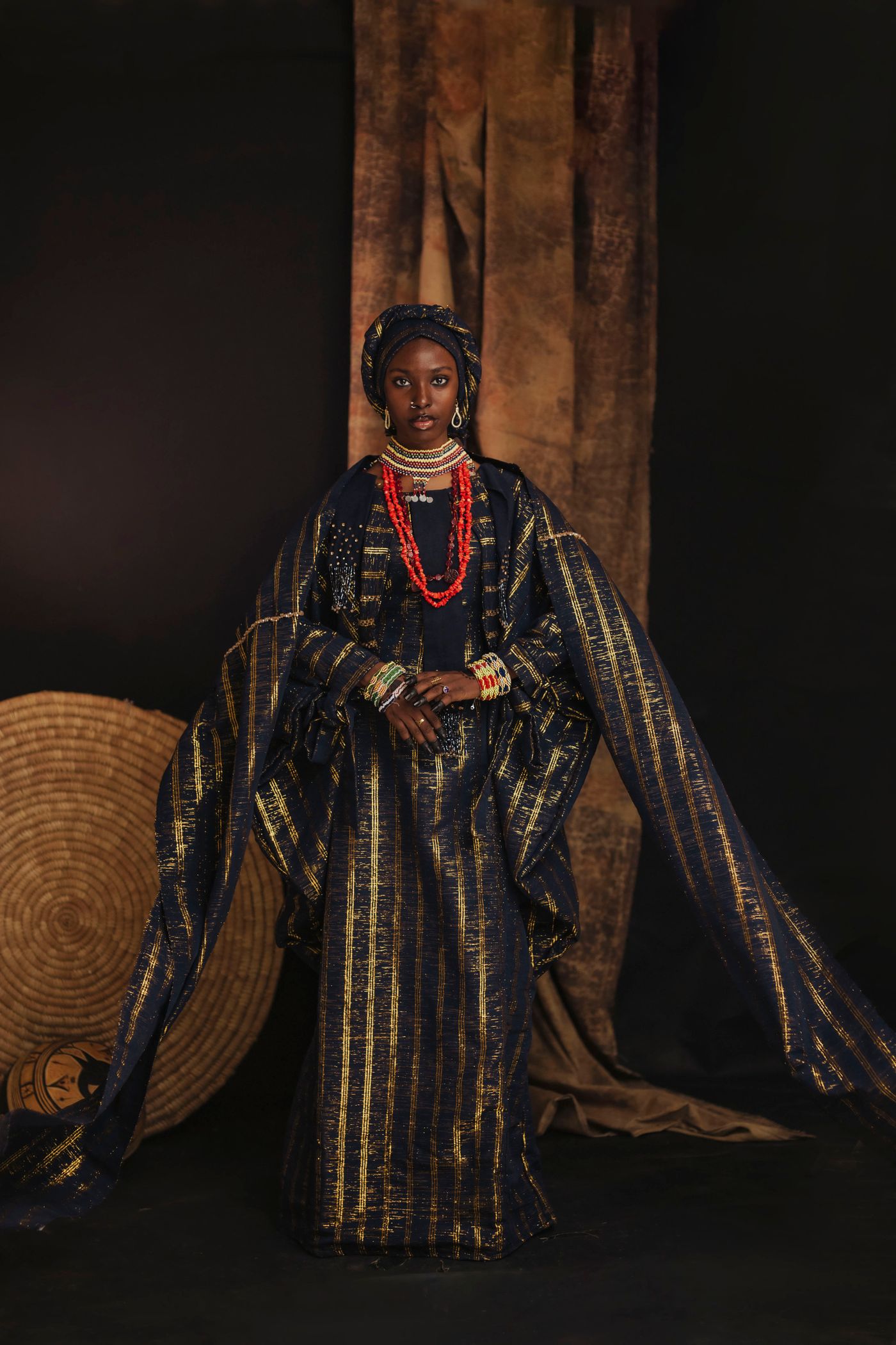 Nefertari, Parure de cérémonie à rangs multiples