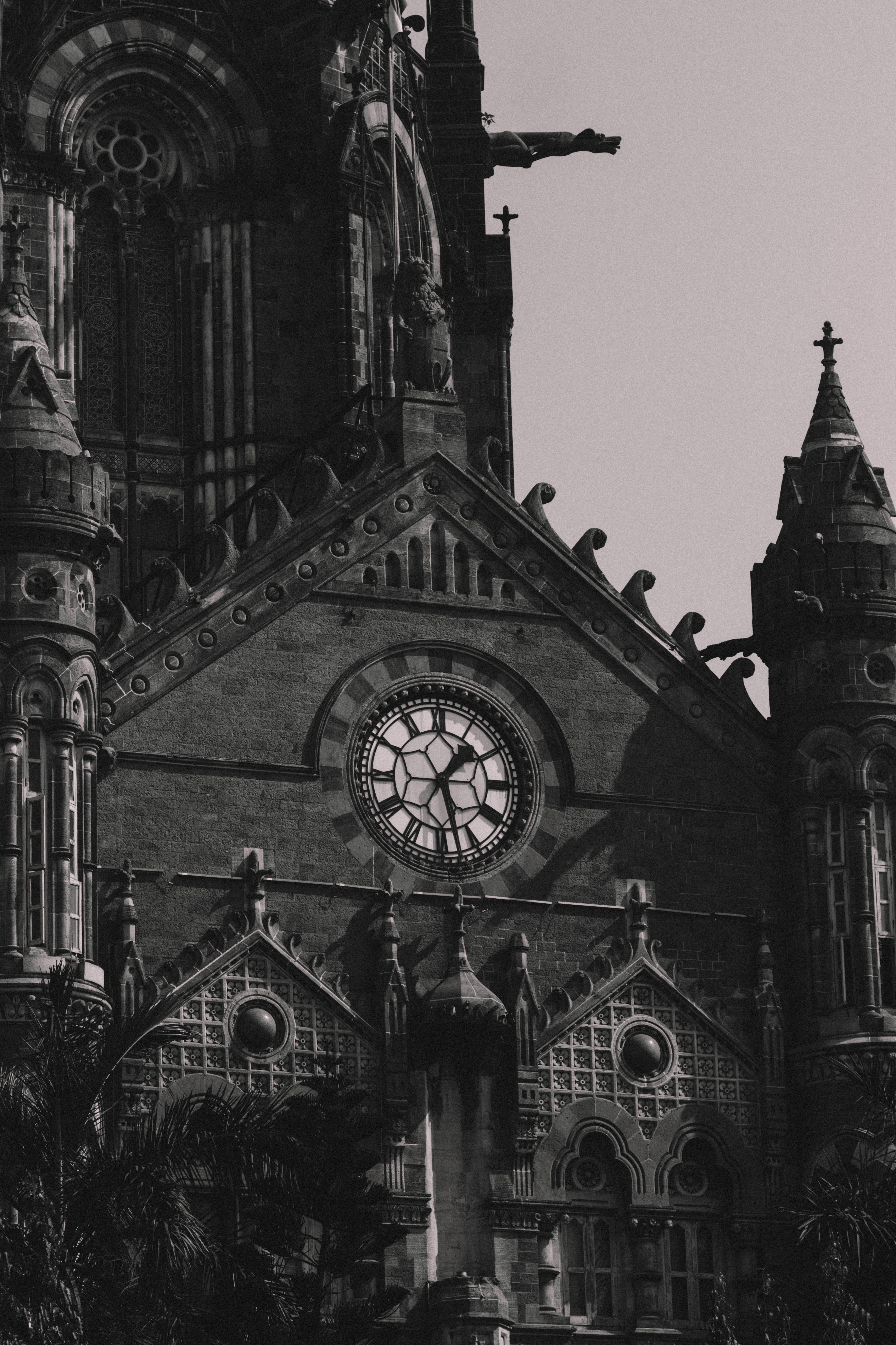 Brihanmumbai Municipal Corporation Building in Black and White · Free ...