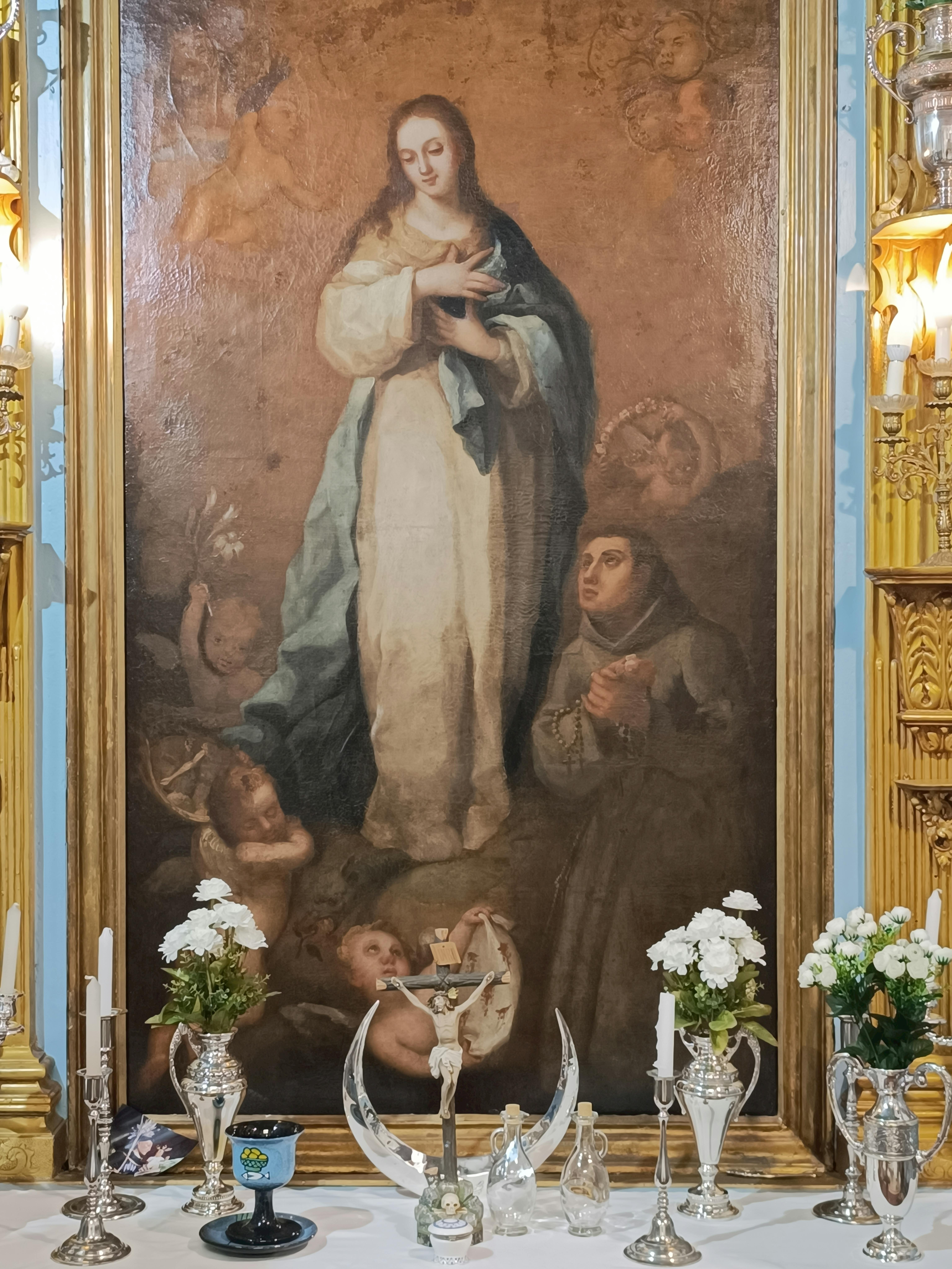 cuadro de la Virgen de la Concepción