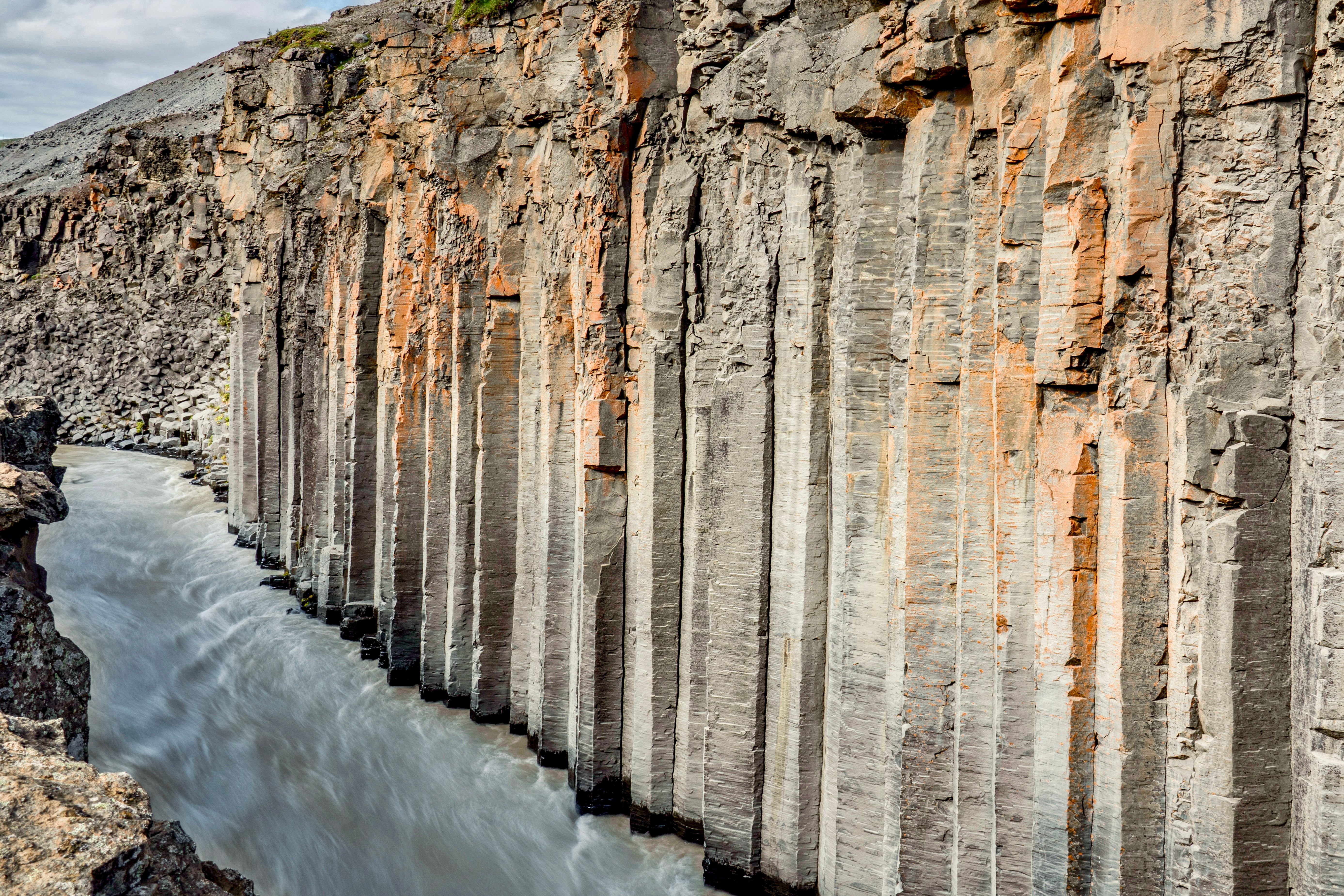 River Flowing through Studlagi Ravine in Iceland · Free Stock Photo