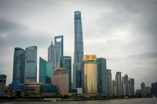 Shanghai Tower skyline dinner — Shanghai