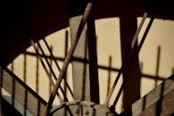 Abstract shadows and geometric patterns in sunlight