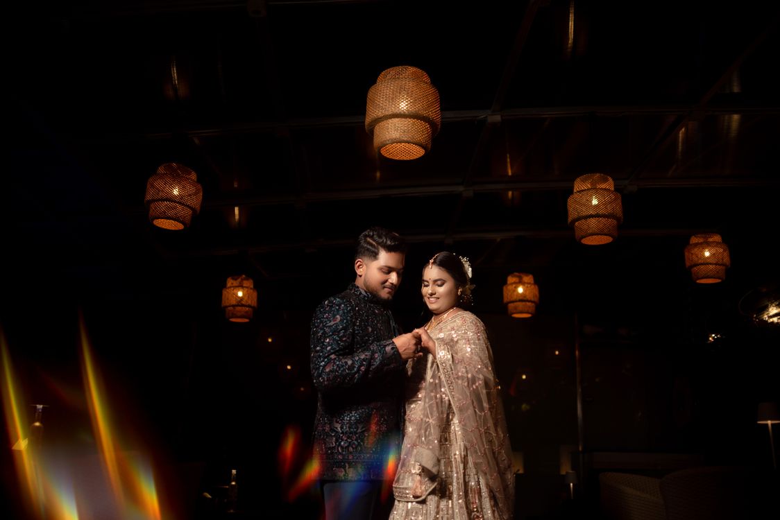 Low light wedding photography with professional camera”