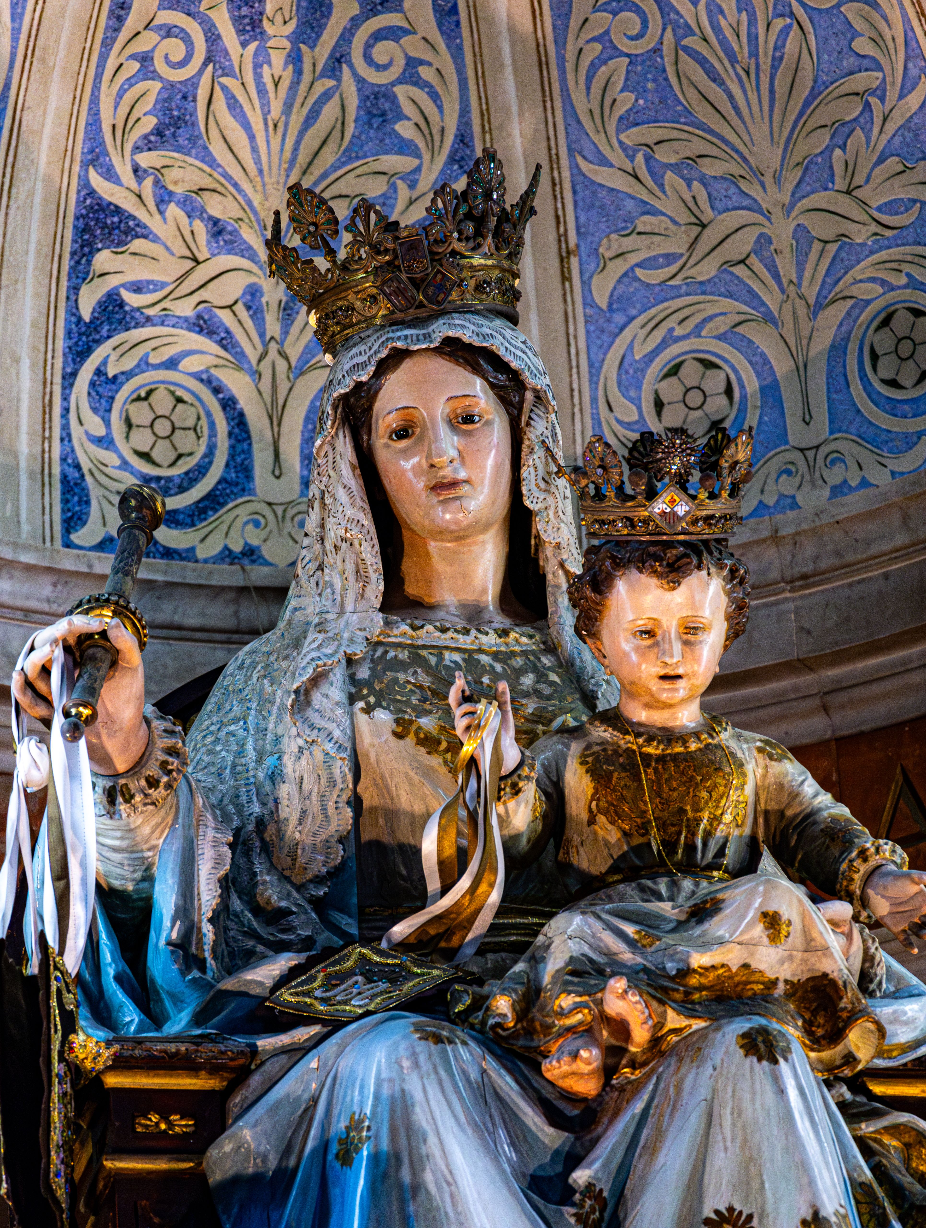 Statue of Madonna and Child in Haifa Israel · Free Stock Photo