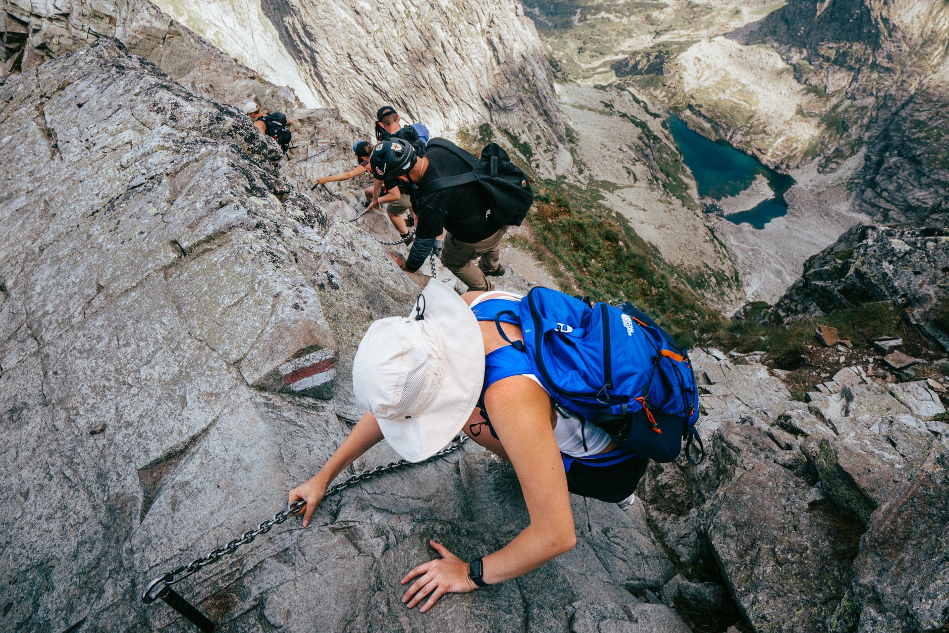 hiker ultralight gear mountain trail