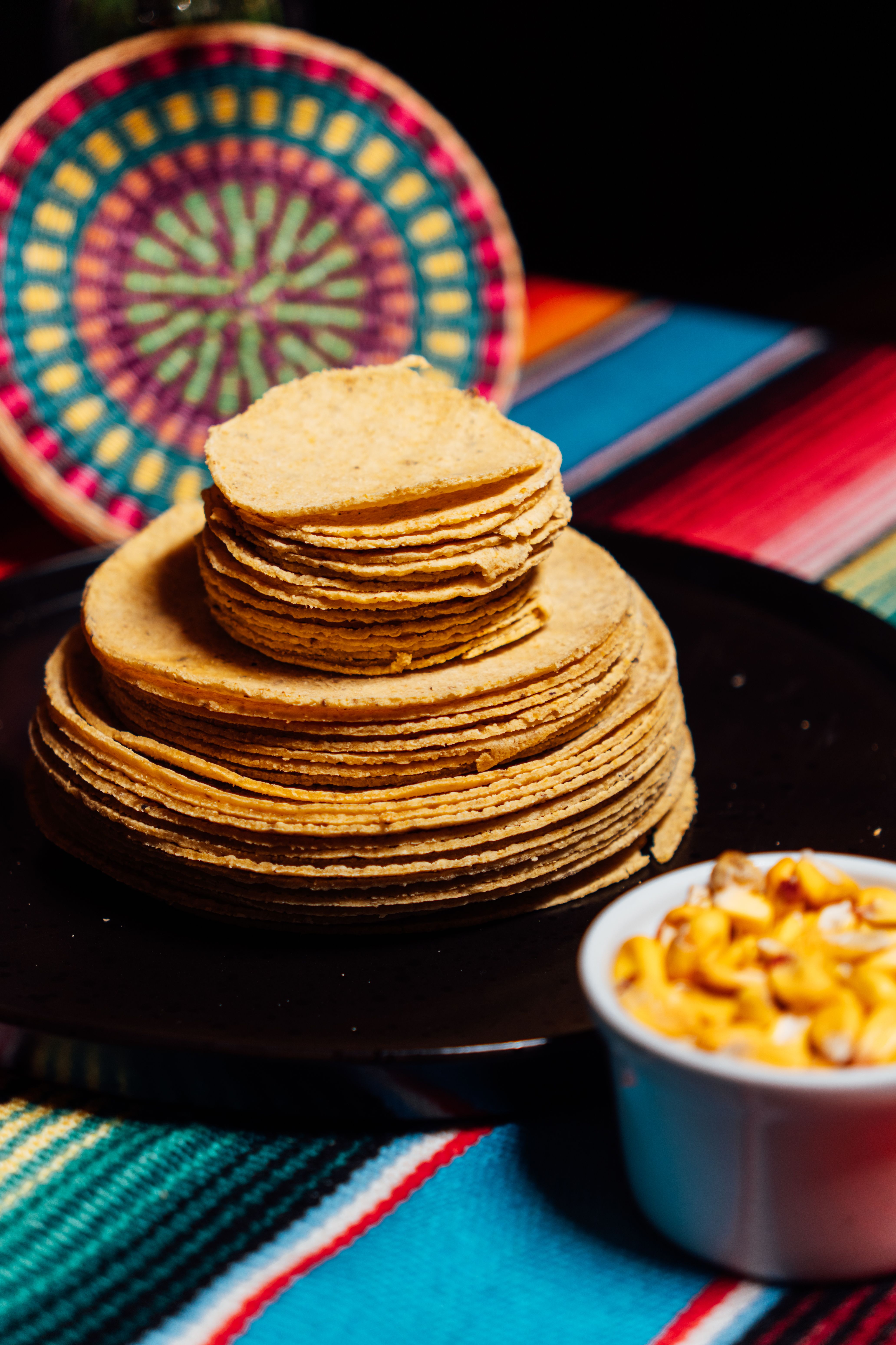 Traditional Mexican Corn Tortilla Stack · Free Stock Photo