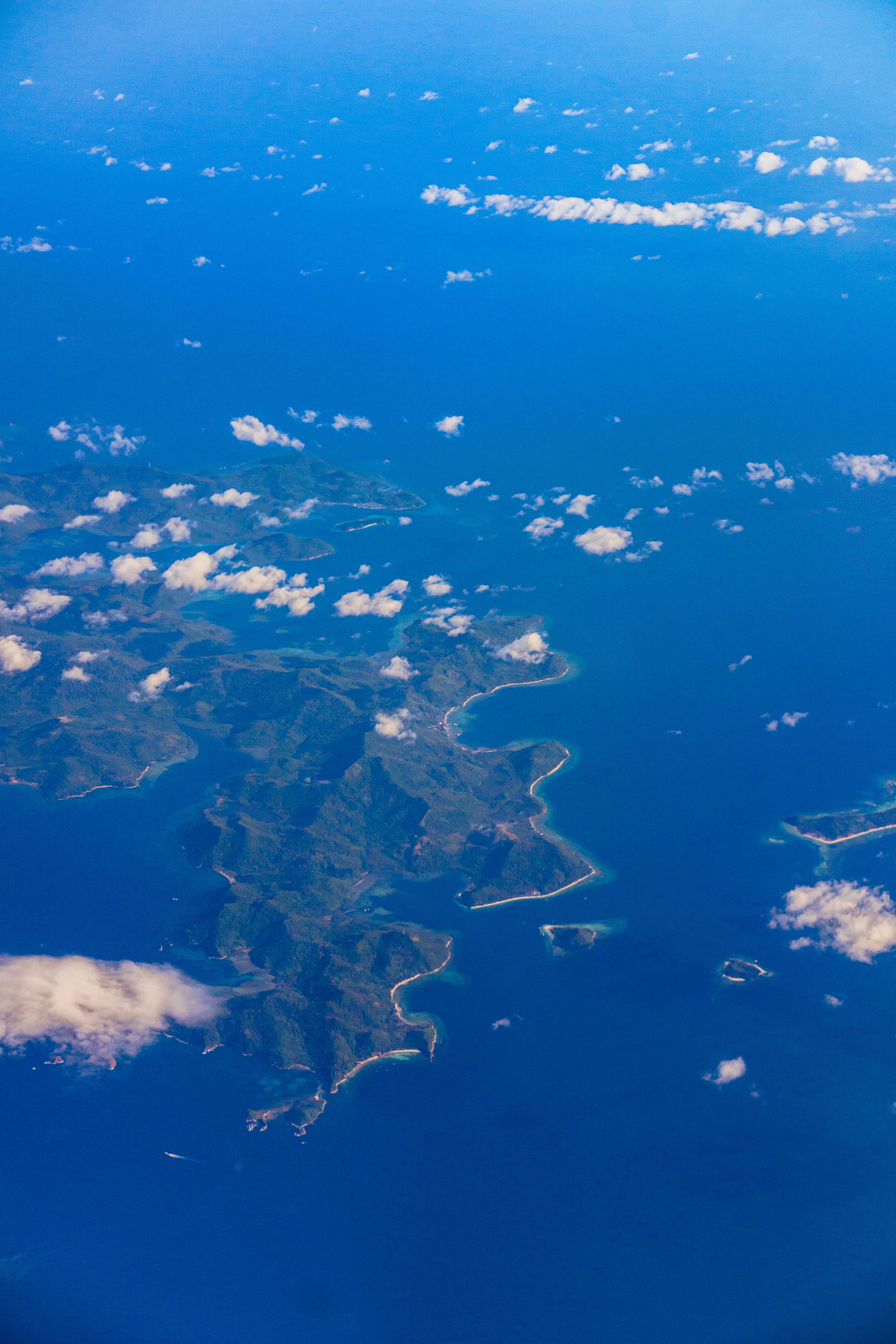 Aerial View of Coastal Islands and Ocean · Free Stock Photo