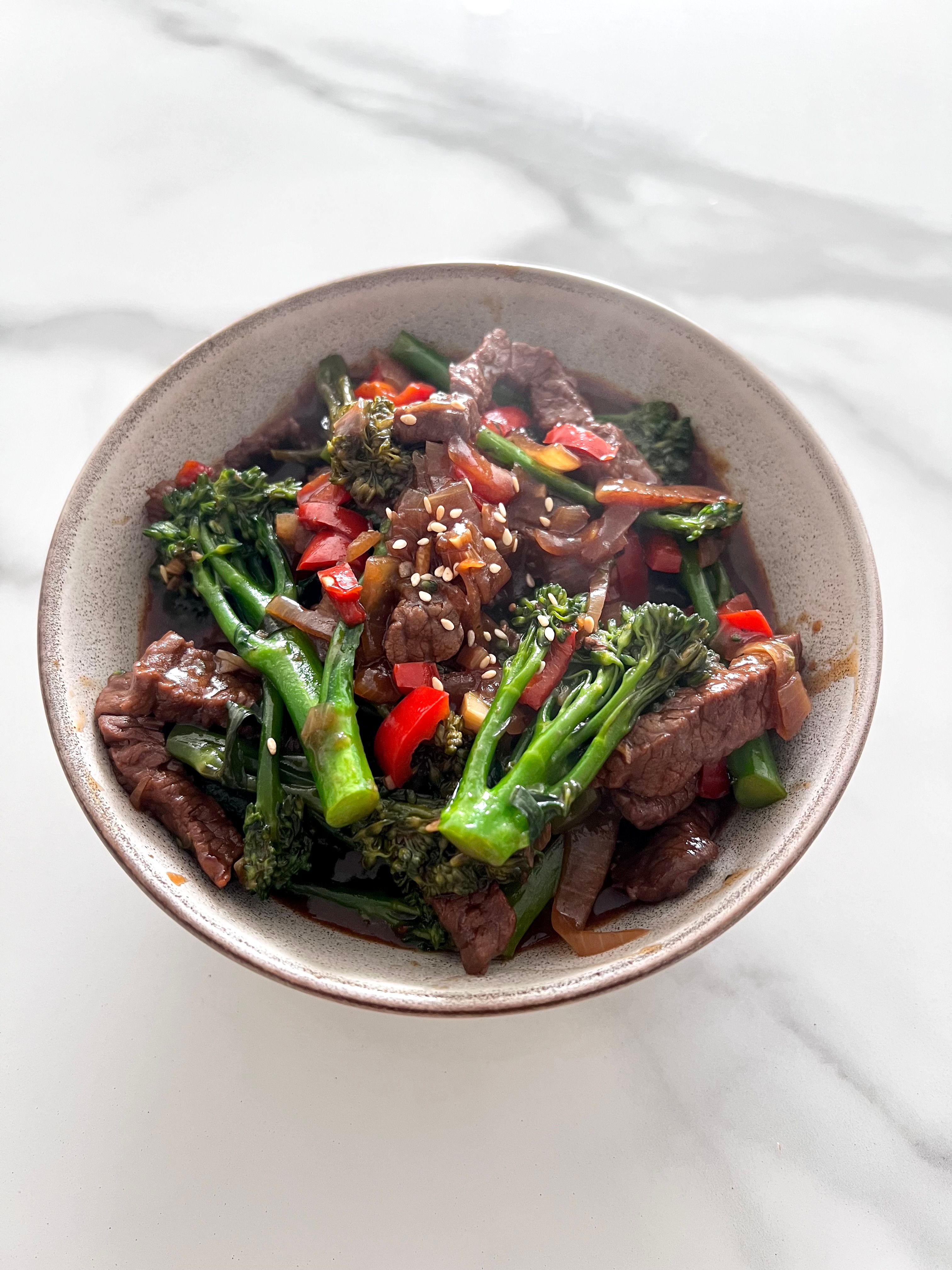 Broccoli Soy Ginger Sauce Beef