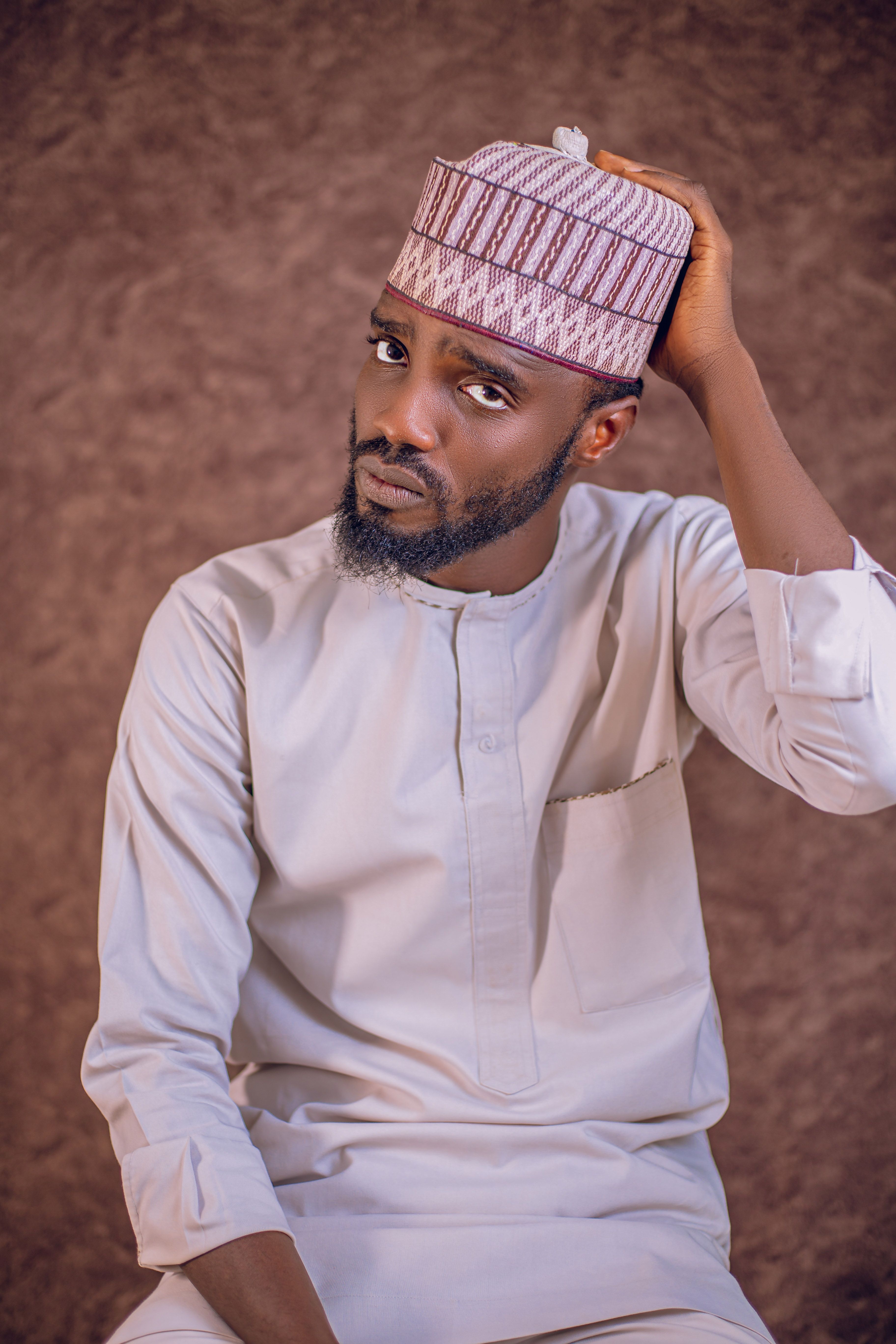 Portrait of Man in Traditional African Attire · Free Stock Photo