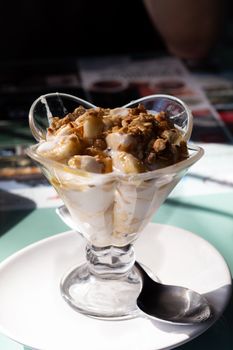 Glace à la Banane Riche en Protéines