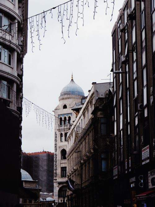 Free Explore a classic Istanbul street showcasing Legacy Ottoman architecture and urban charm. Stock Photo