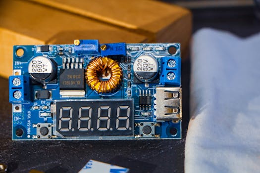 A detailed image showing a DIY electronic circuit board with components.