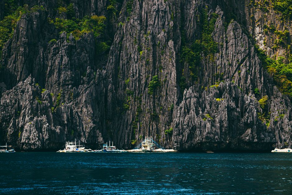 Fast craft ferry traveling between El Nido and Coron in the Philippines