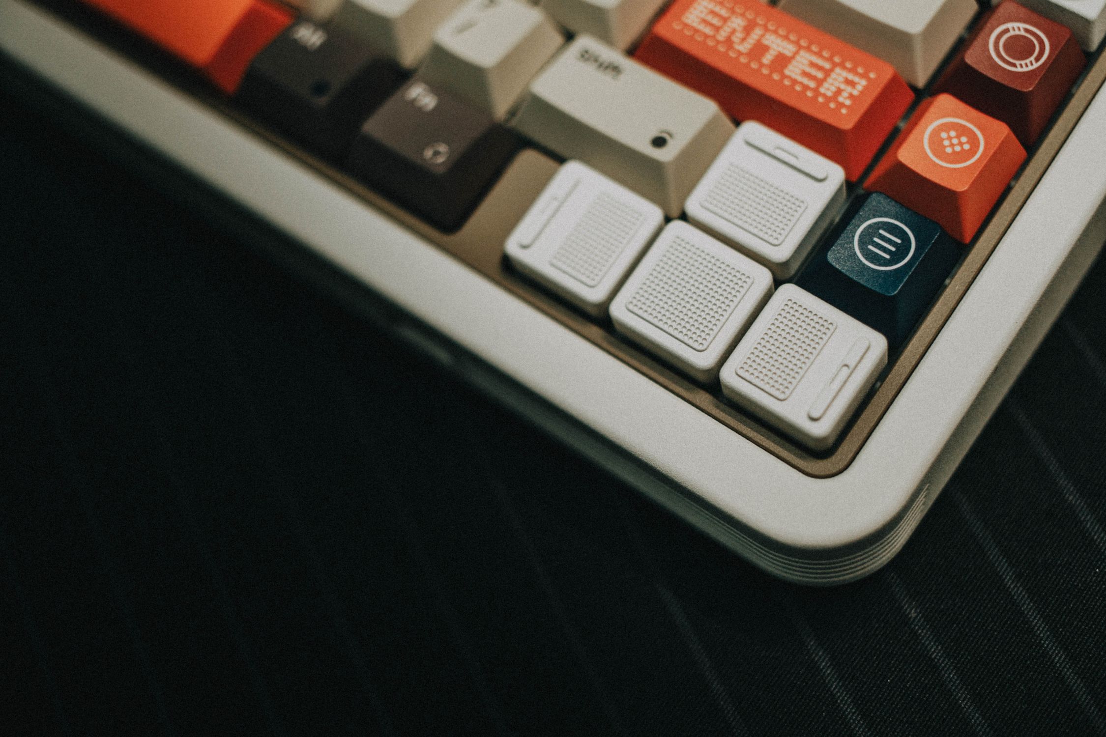 Close-Up of Colorful Mechanical Keyboard Keys · Free Stock Photo