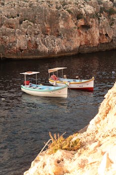 Free stock photo of boats at rest, colorful boats, maltese