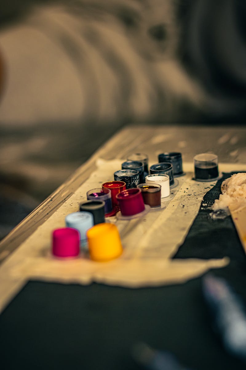 Tattoo artist working on a client