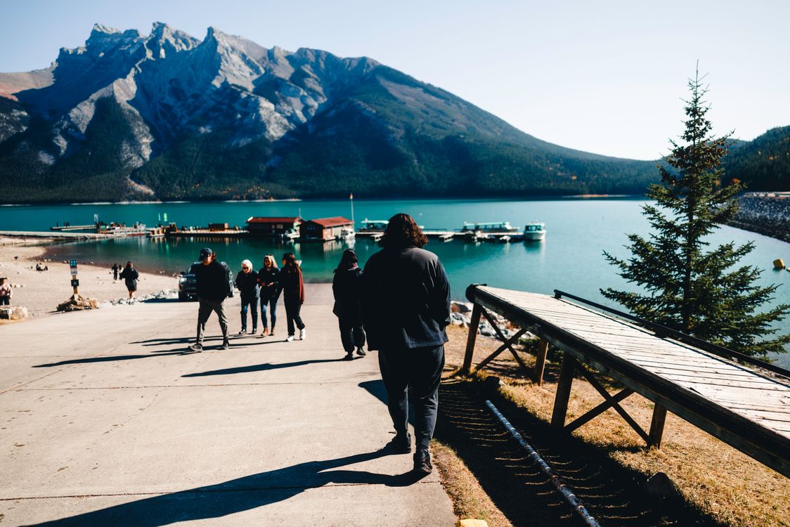 Scenic Lake Minnewanka in Banff National Park · Free Stock Photo
