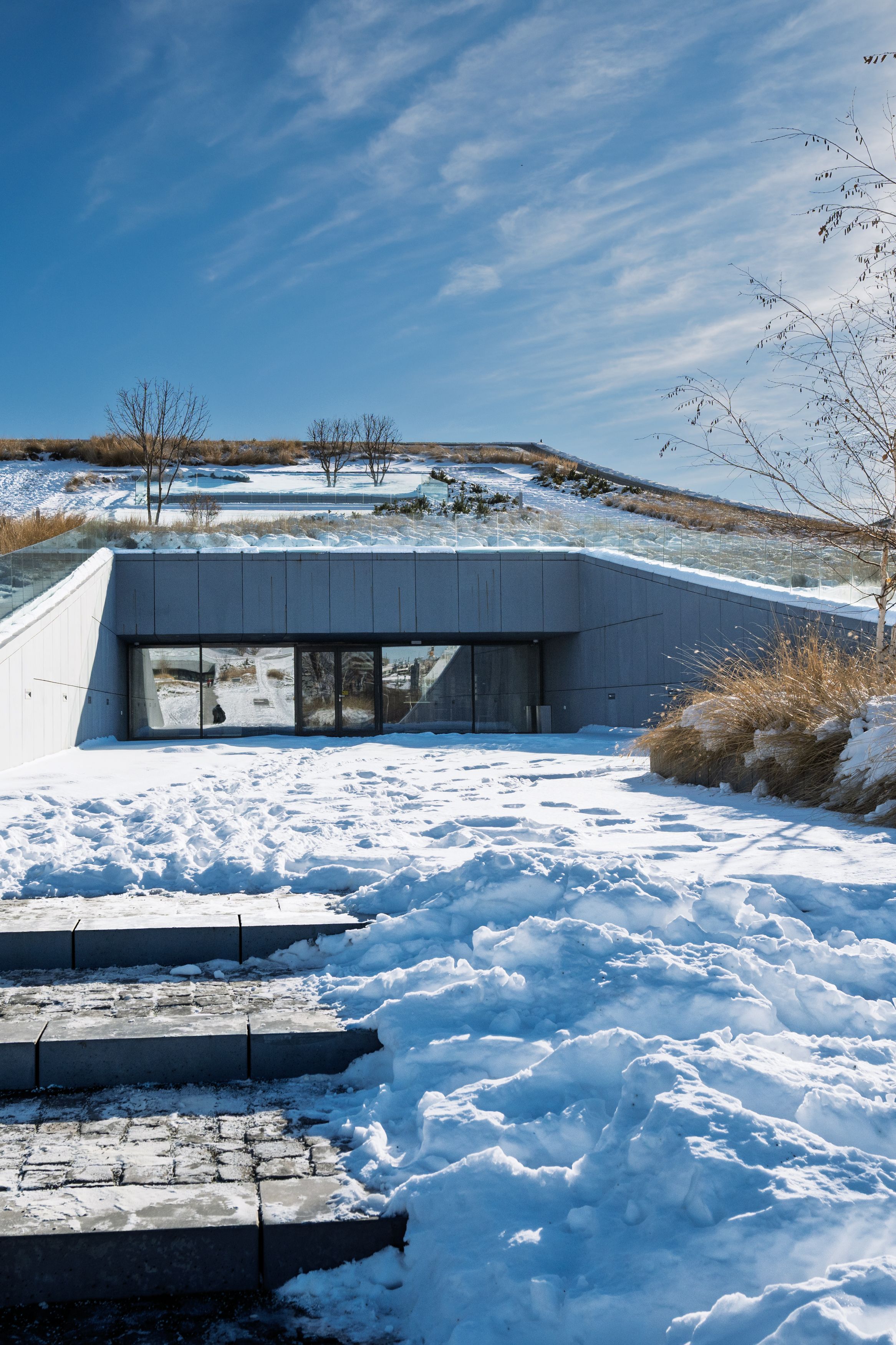 Modern Architecture in Snowy Budapest Landscape · Free Stock Photo