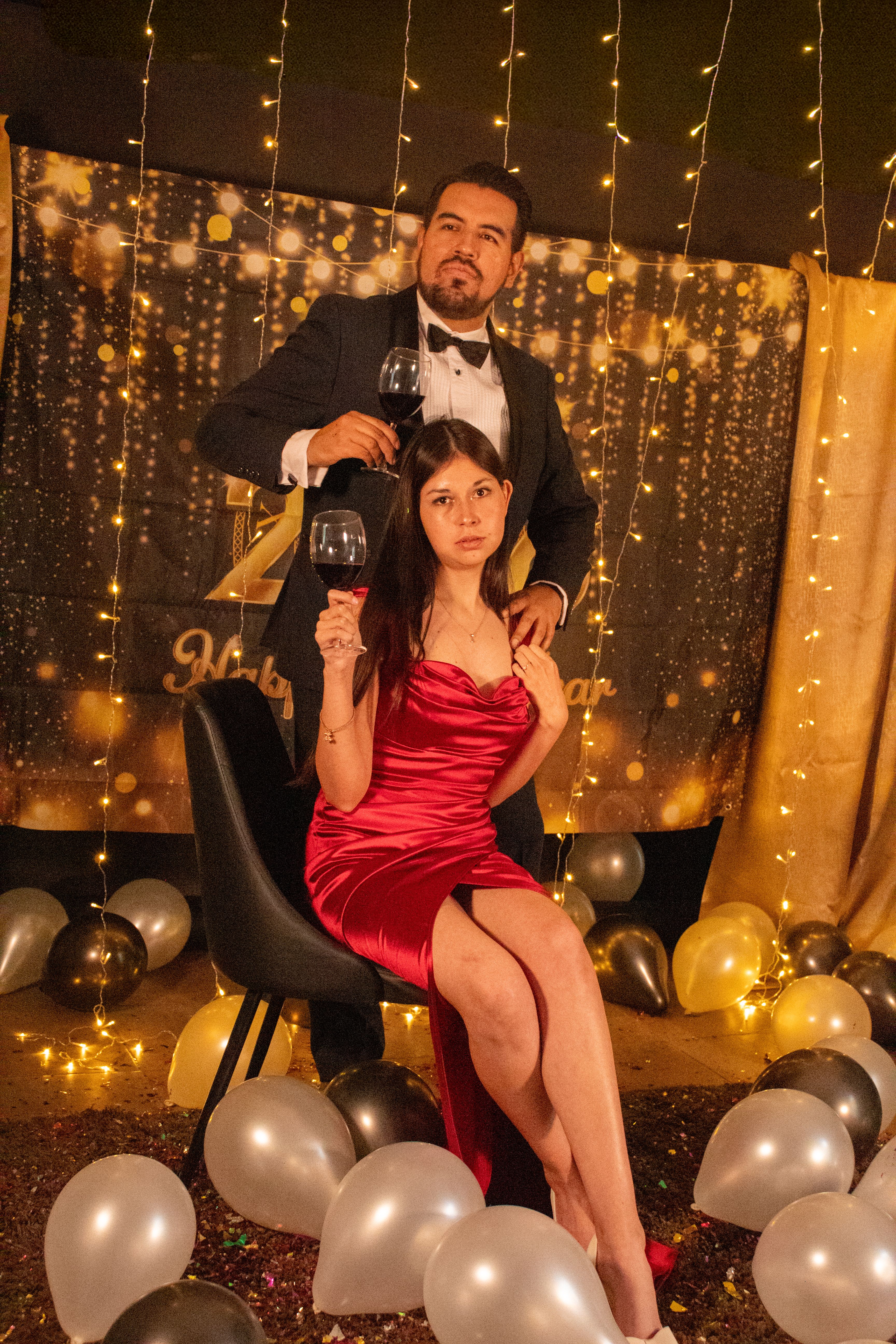 Elegant New Year's Eve Celebration in Mexico  Free Stock Photo