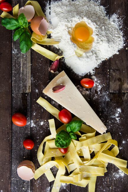 Pasta With Tomatoes And Parmesan