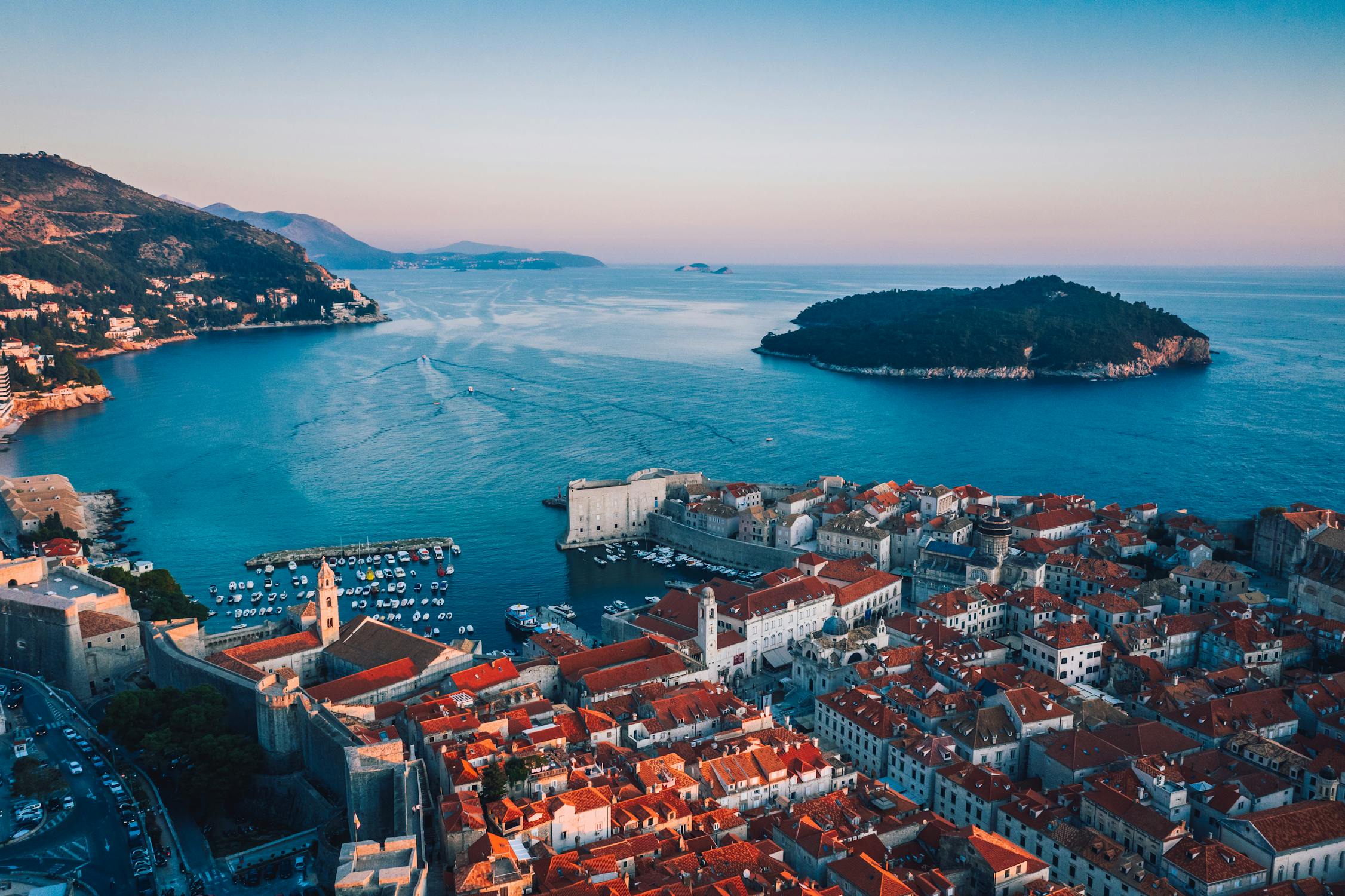 Cidade Velha De Split Na Dalmácia, Croácia. Split É A Cidade