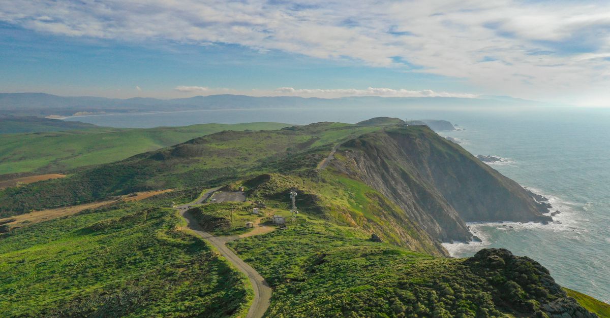 Point Reyes Ocean View Aerial View of Point Reyes National Seashore · Free Stock Photo