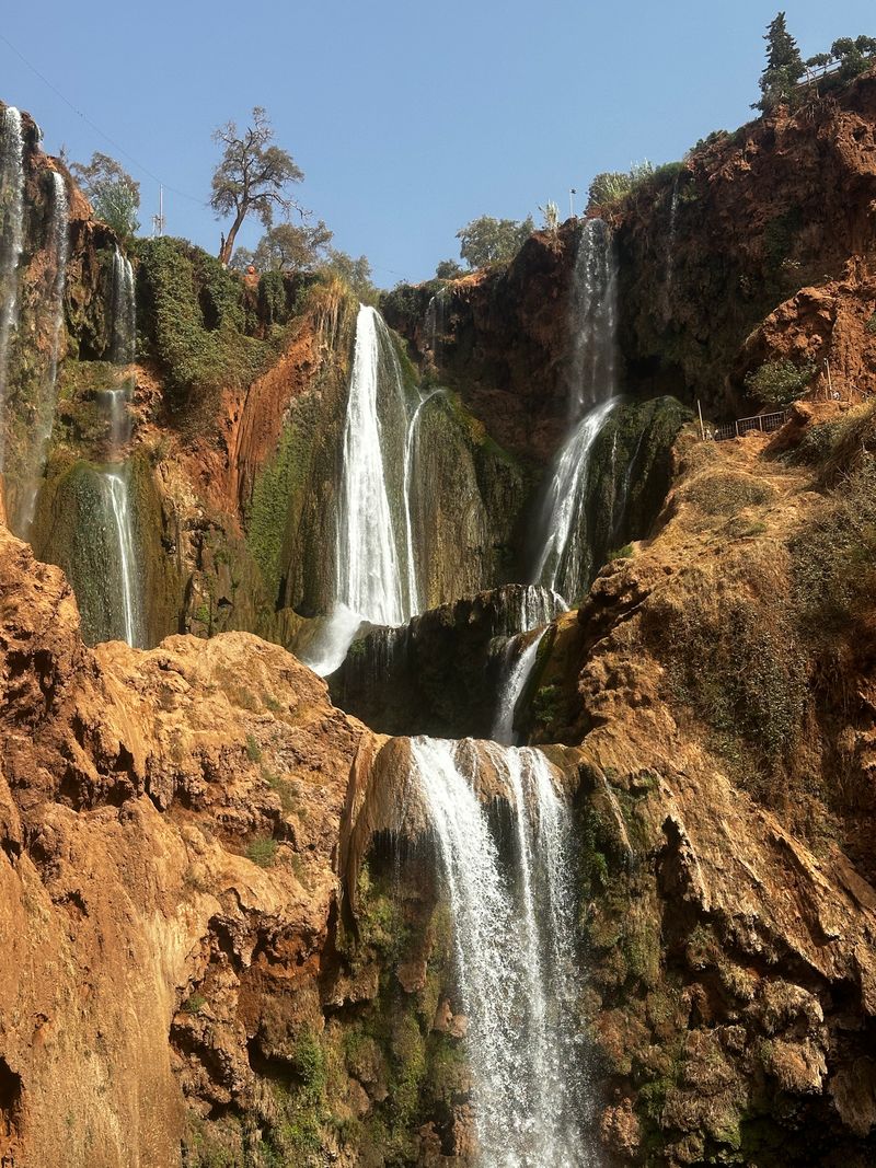 Ouzoud waterfalls Morocco lush green nature