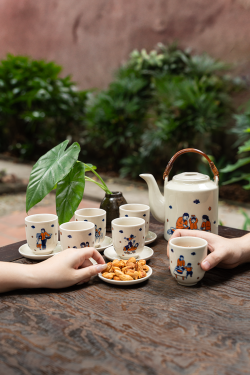 Outdoor Kitchen Tea Cozy Outdoor Tea Set Gathering with Snacks · Free Stock Photo