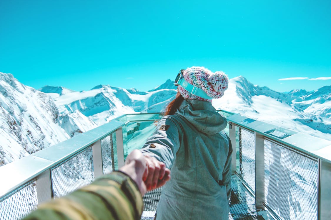 Free Relationship Goals on Terrace Stock Photo