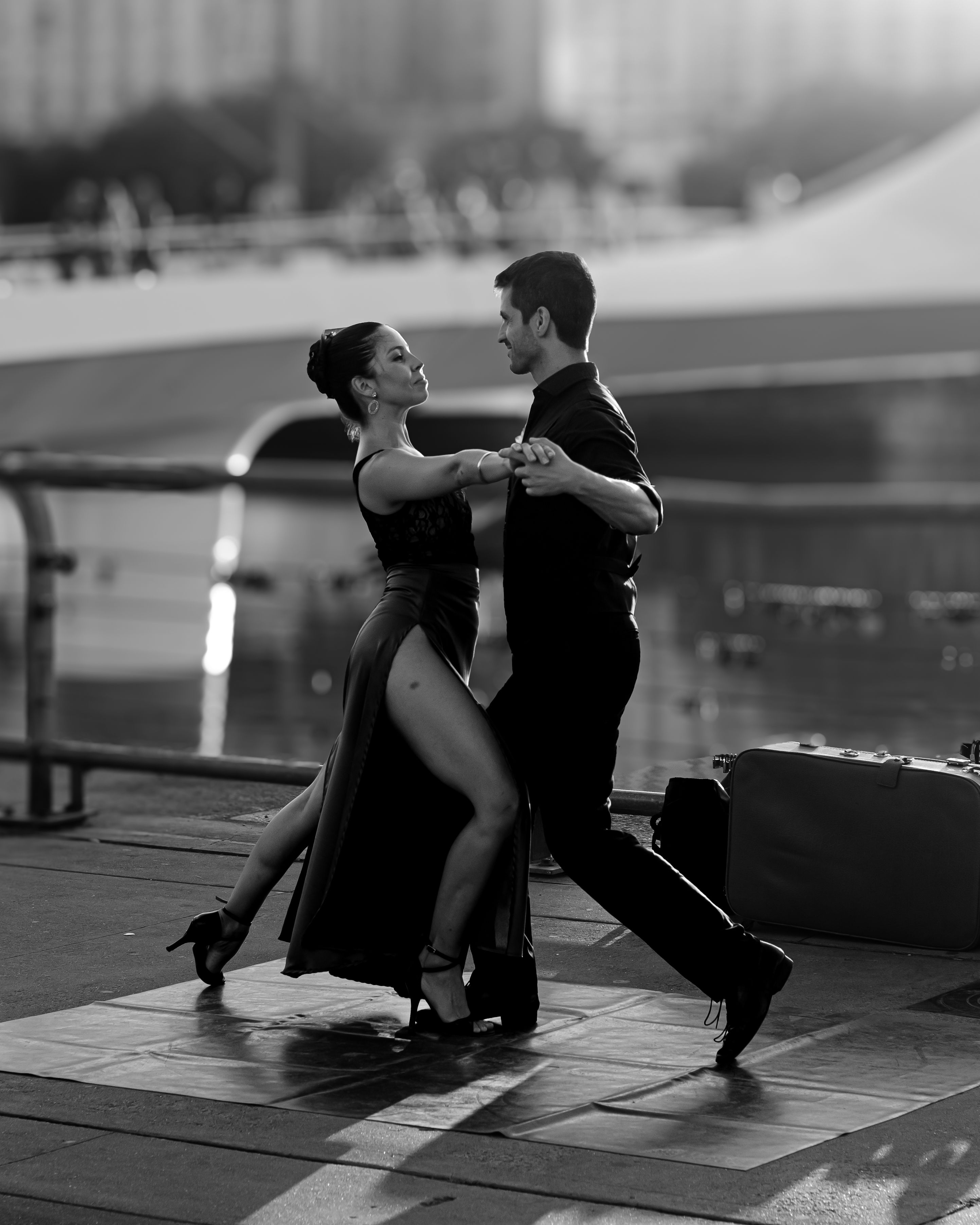 Elegant Street Tango Dancing by the Water · Free Stock Photo
