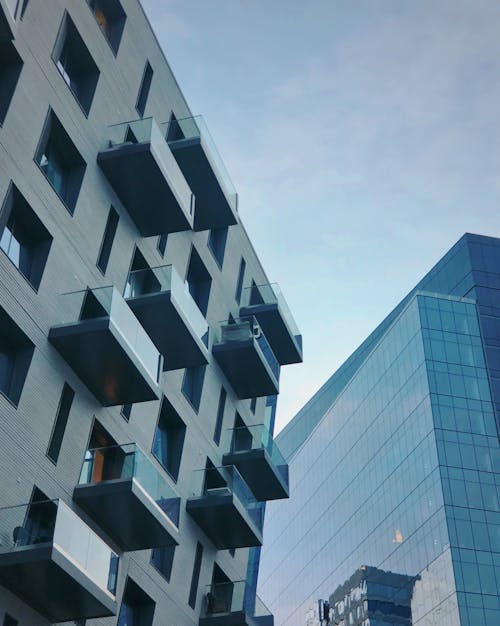 Modern Buildings Under the Sky