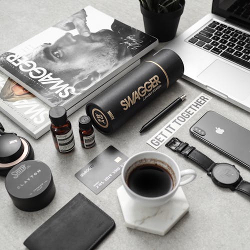 Free stock photo of business, camera, coffee