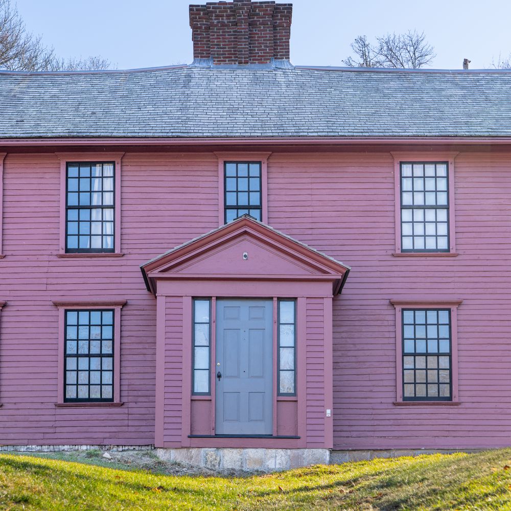 House Painting in Southborough — careful masking before painting begins