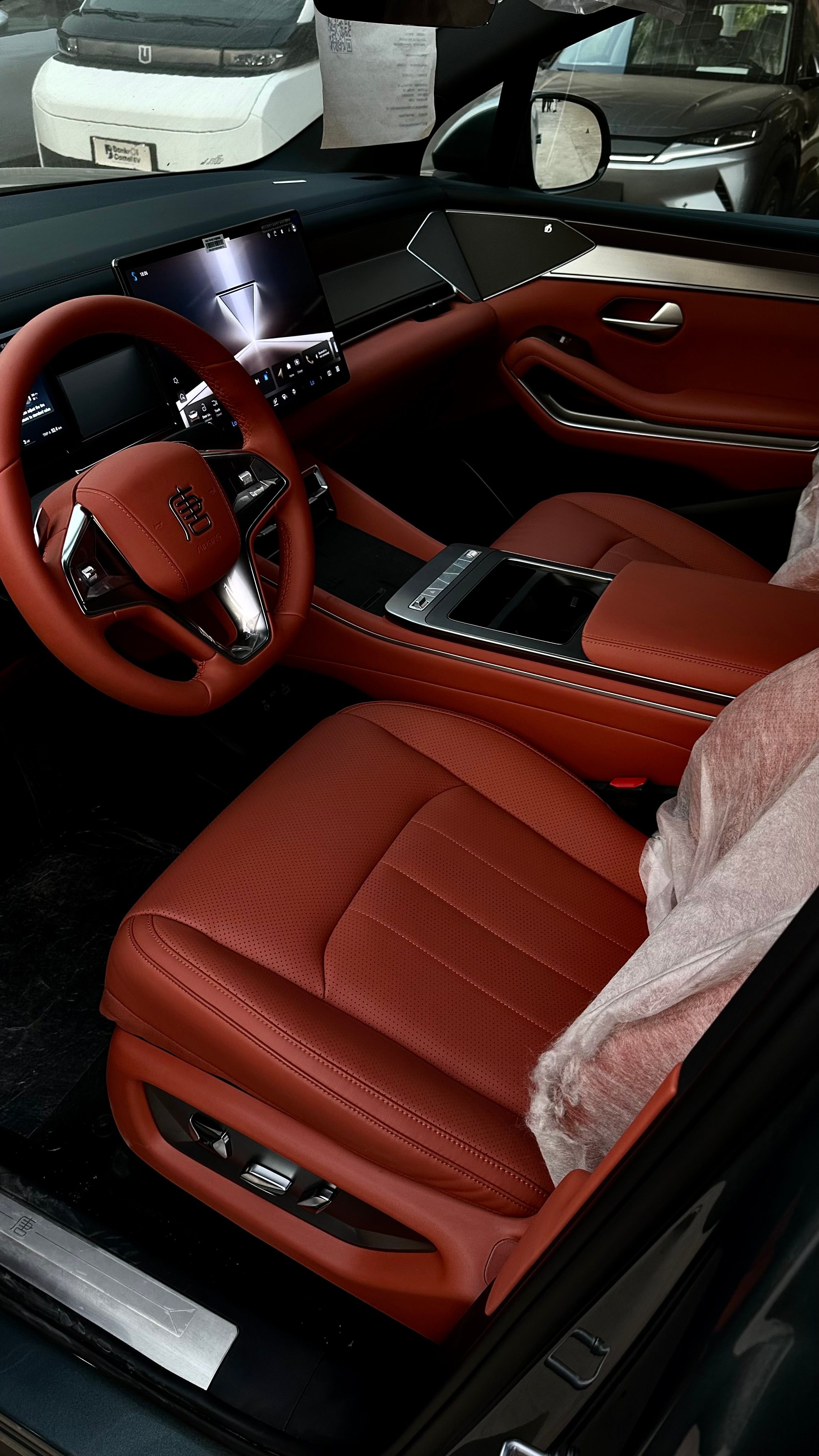 Terrific Red Leather For Car Interior Photosnull